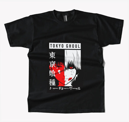 Tokyo Ghoul Poster Anime T Shirt-T-Shirt-Monkeyninja-S-White-Monkey Ninja