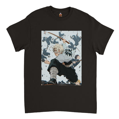 Demon Slayer | Sanemi | Anime T-Shirt (Unisex)-T-Shirt-Monkeyninja-Black-S-Monkey Ninja