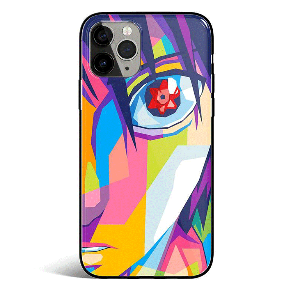 Pop Art Style Pain Kakashi Naruto Sasuke iPhone Case - 4 Styles-Phone Case-Monkey Ninja-iPhone XR-Sasuke-Tempered Glass-Monkey Ninja