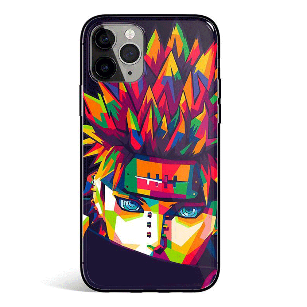 Pop Art Style Pain Kakashi Naruto Sasuke iPhone Case - 4 Styles-Phone Case-Monkey Ninja-iPhone XR-Pain-Tempered Glass-Monkey Ninja