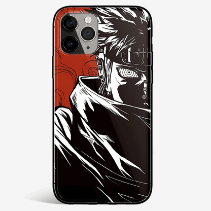 Akatsuki Pain Rinnegan Tempered Glass Soft Silicone iPhone Case