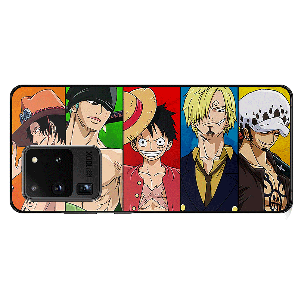 One Piece Anime Luffy Crew Zoro Ace Sanji Law Samsung Phone Case
