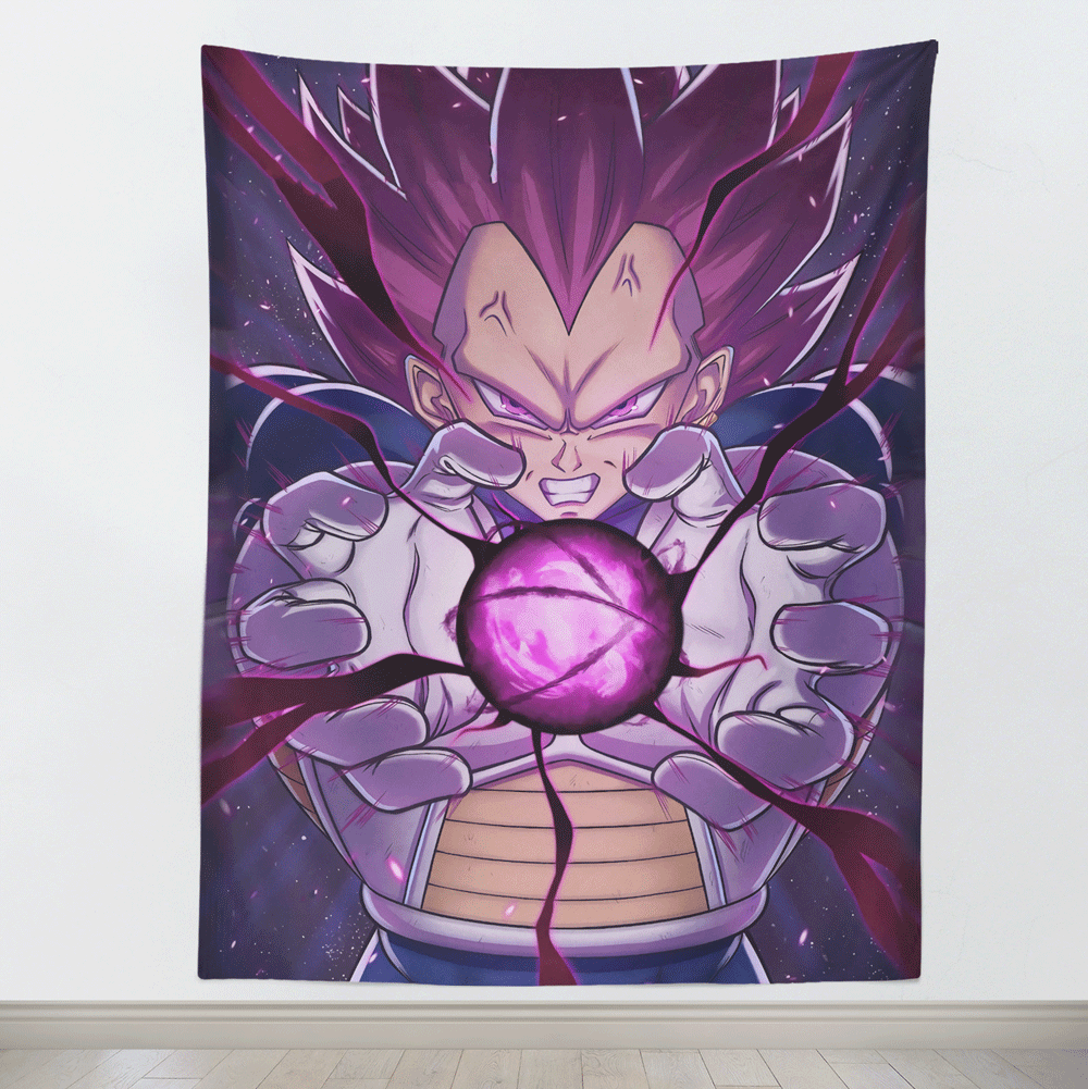 Dragon Ball Vegeta Ultra Ego 1 Tapestry-Taspetry-Monkey Ninja-150cm * 200cm-Monkey Ninja