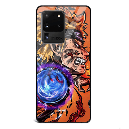Naruto Anime Tempered Glass Phone Case for Samsung