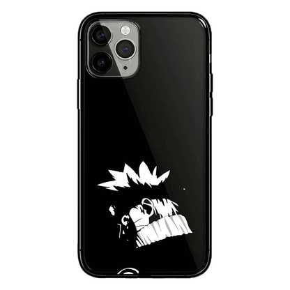 Exclusive Naruto Silhouettes Tempered Glass Soft Silicone Phone Case