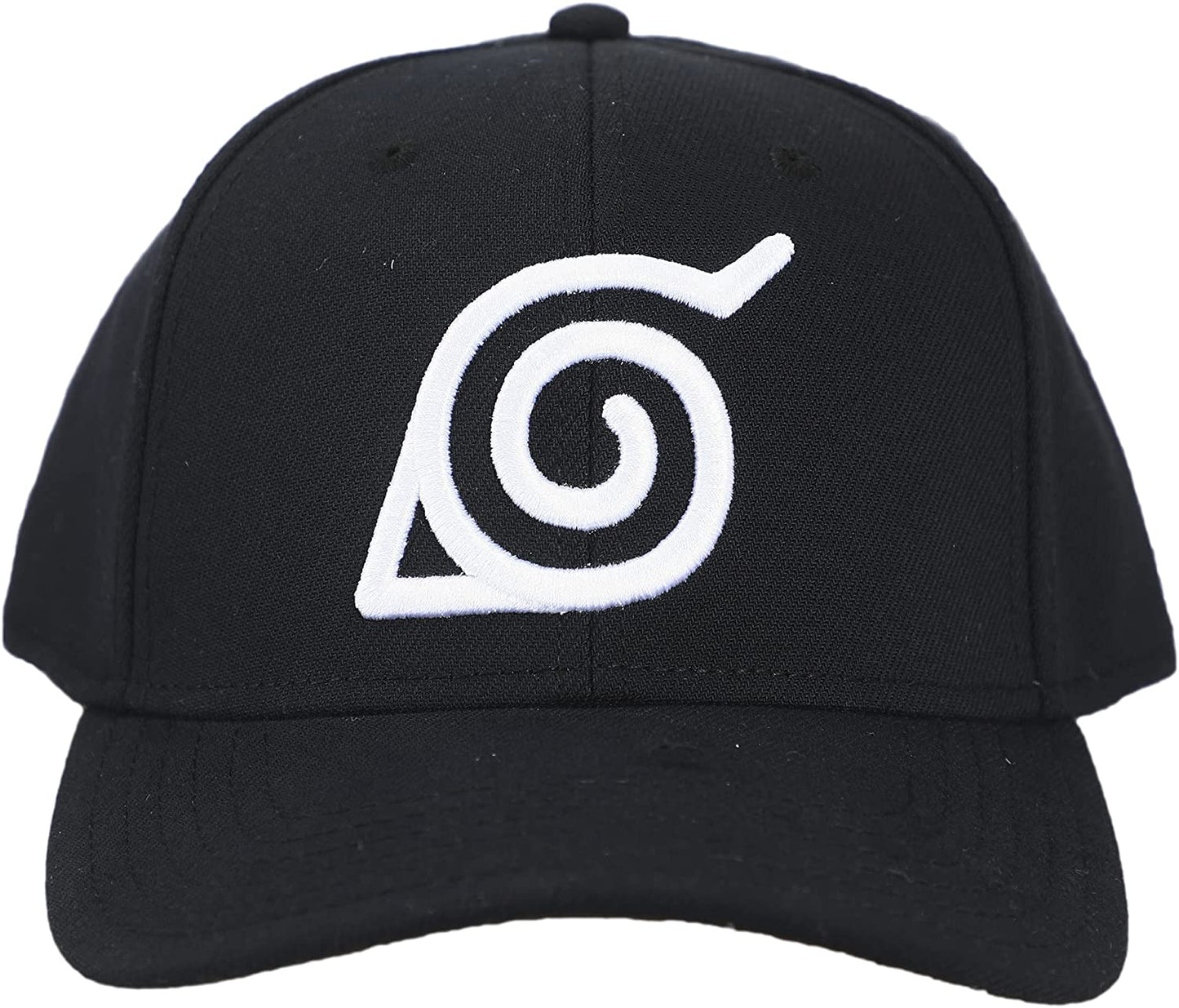 Naruto Hidden Leaf Village Clan Embroidered Adjustable Symbol Structured Twill Cap