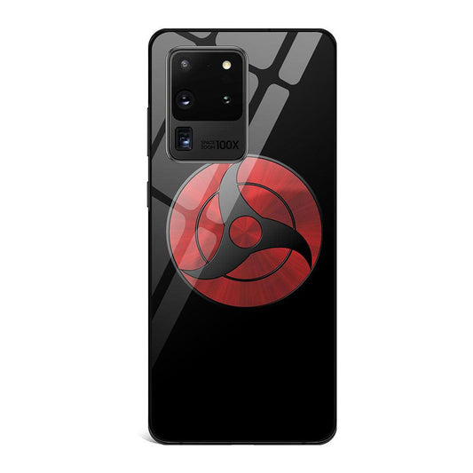 The Sharingan Tempered Glass Samsung Case- Itachi-Phone Case-Monkey Ninja-Galaxy S10-ITACHI-Monkey Ninja