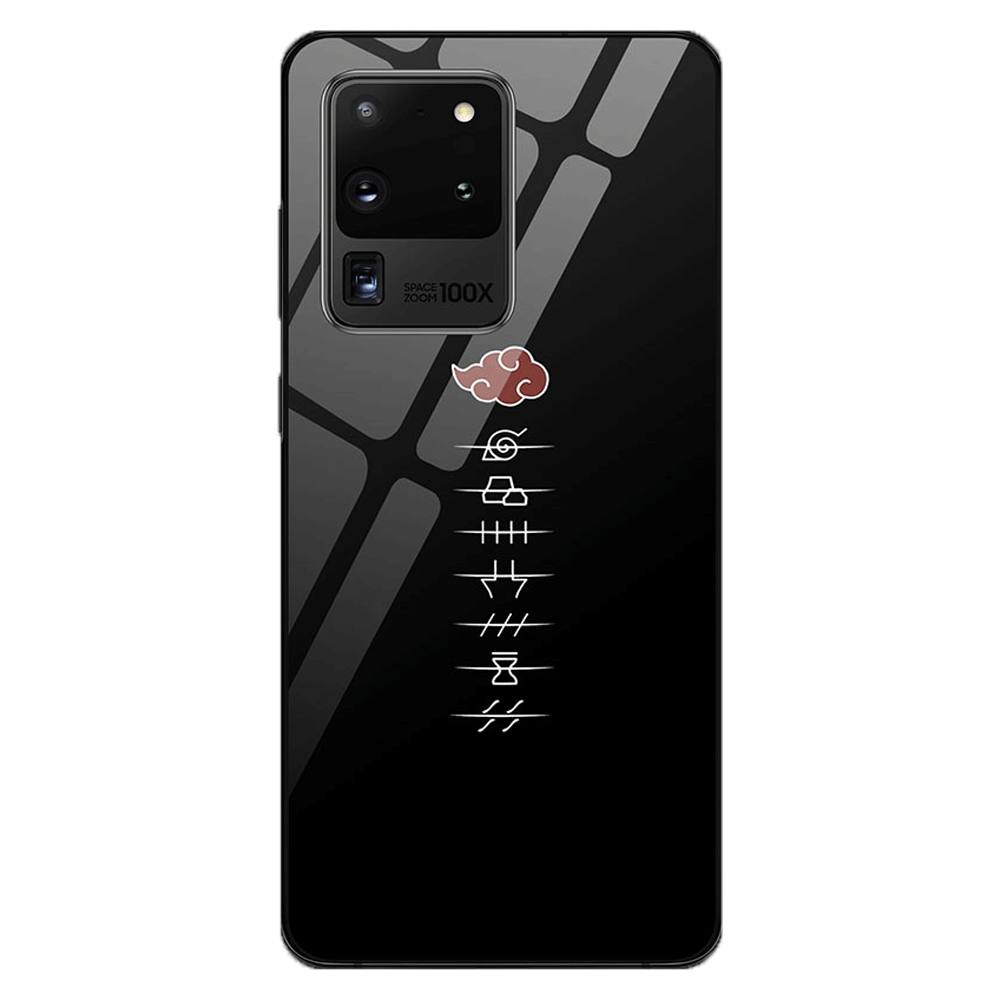 Akatsuki Anime Tempered Glass Samsung Phone Case for Samsung