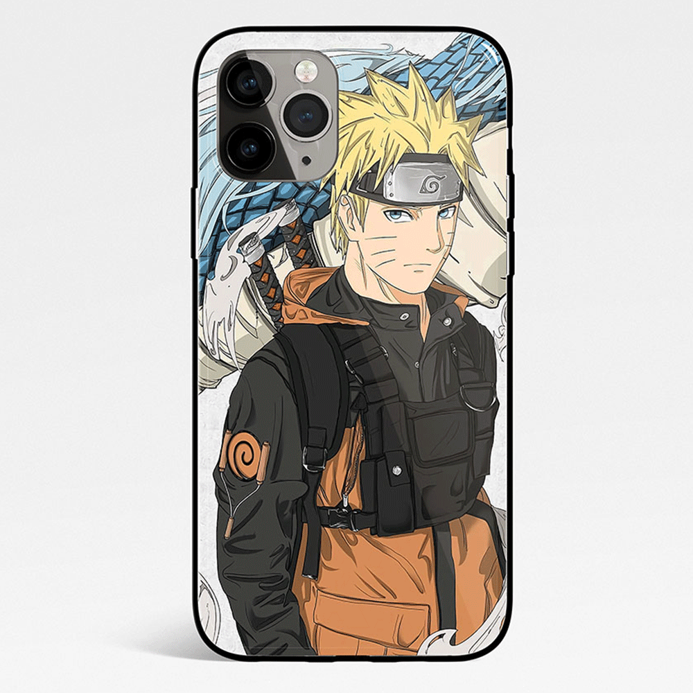 Naruto the Man Tempered Glass Soft Silicone iPhone Case
