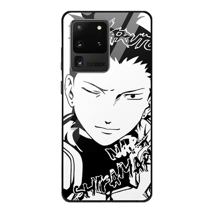 Naruto Anime Kakashi Sasuke Shikamaru Hinata Tempered Glass Samsung Phone Case - 4 styles