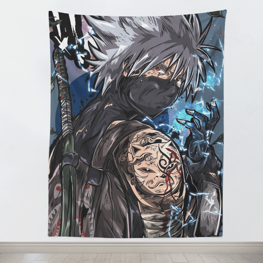 Naruto Kakashi Street Style Tapestry