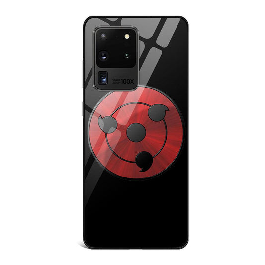 Sharingan Tempered Glass Samsung Case- Tomoe-Phone Case-Monkey Ninja-Galaxy S10-TOMOE-Monkey Ninja