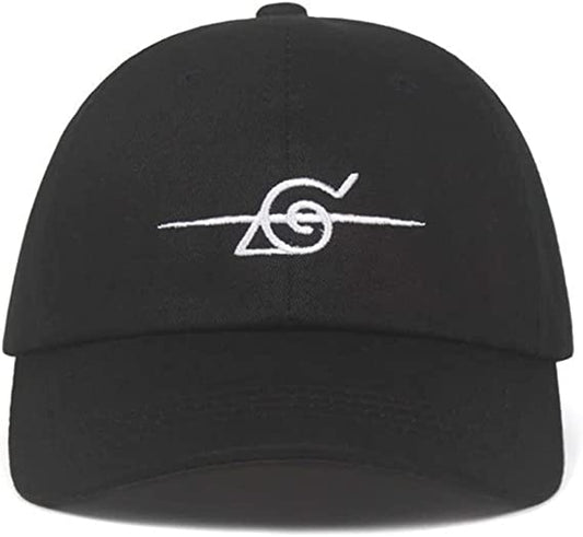 Naruto Hidden Leaf Village Missing-Nin Clan Embroidered Adjustable Symbol Structured Twill Cap