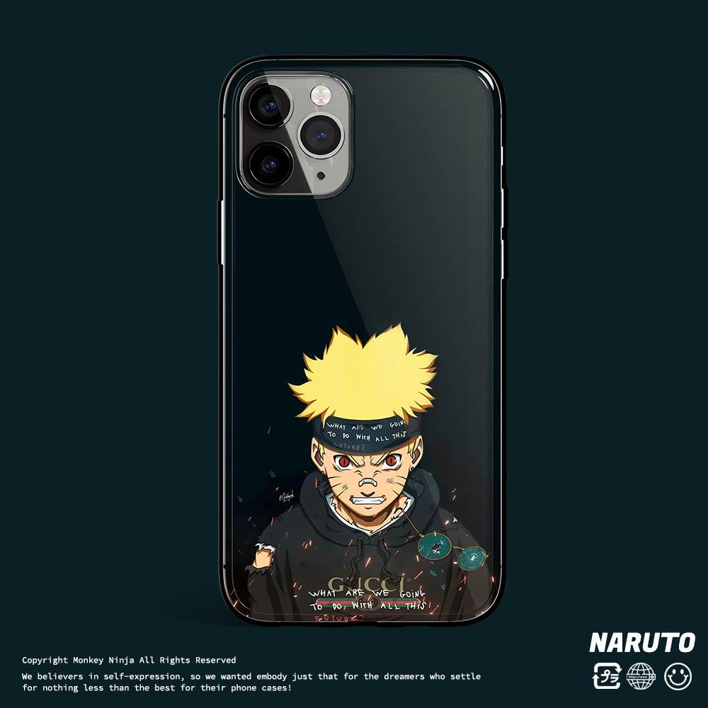 Naruto Young Money Popsocket Tempered Glass Phone Case - Monkey Ninja