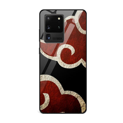 Akatsuki Clouds Tempered Glass Samsung Phone Case - 2 styles