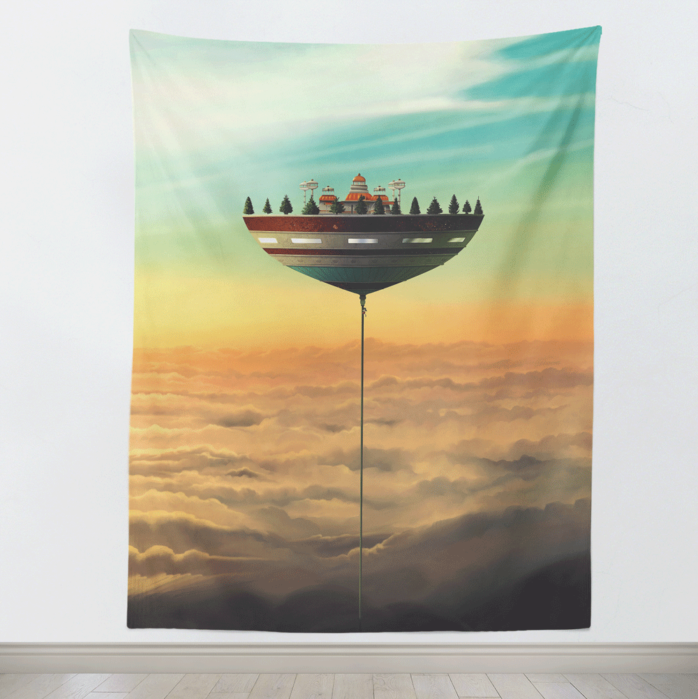 Dragon Ball Goku Nimbus Cloud Tapestry-Taspetry-Monkey Ninja-100cm * 150cm-Monkey Ninja