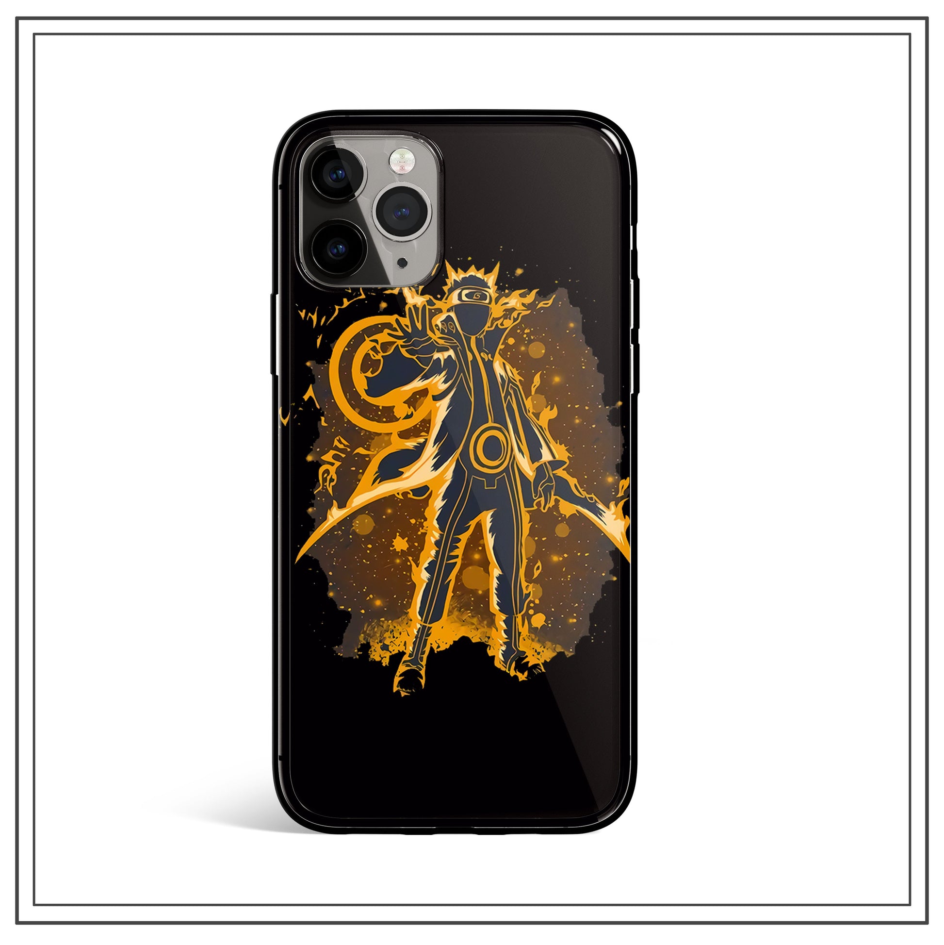 Naruto Sasuke Kakakshi Itachi Color Painted Tempered Phone Case - Monkey Ninja
