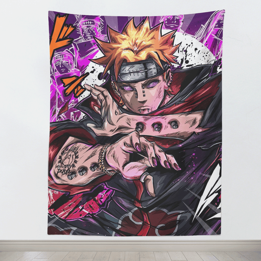 Naruto Pain Street Style Tapestry-Taspetry-Monkey Ninja-150cm * 200cm-Monkey Ninja