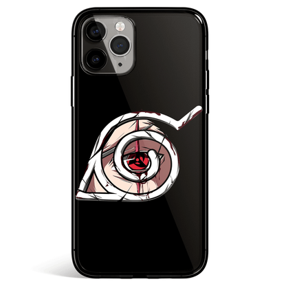 Naruto Konohagakure iPhone Tempered Glass Soft Silicone Phone Case-Phone Case-Monkey Ninja-iPhone X/XS-Tempered Glass-Monkey Ninja