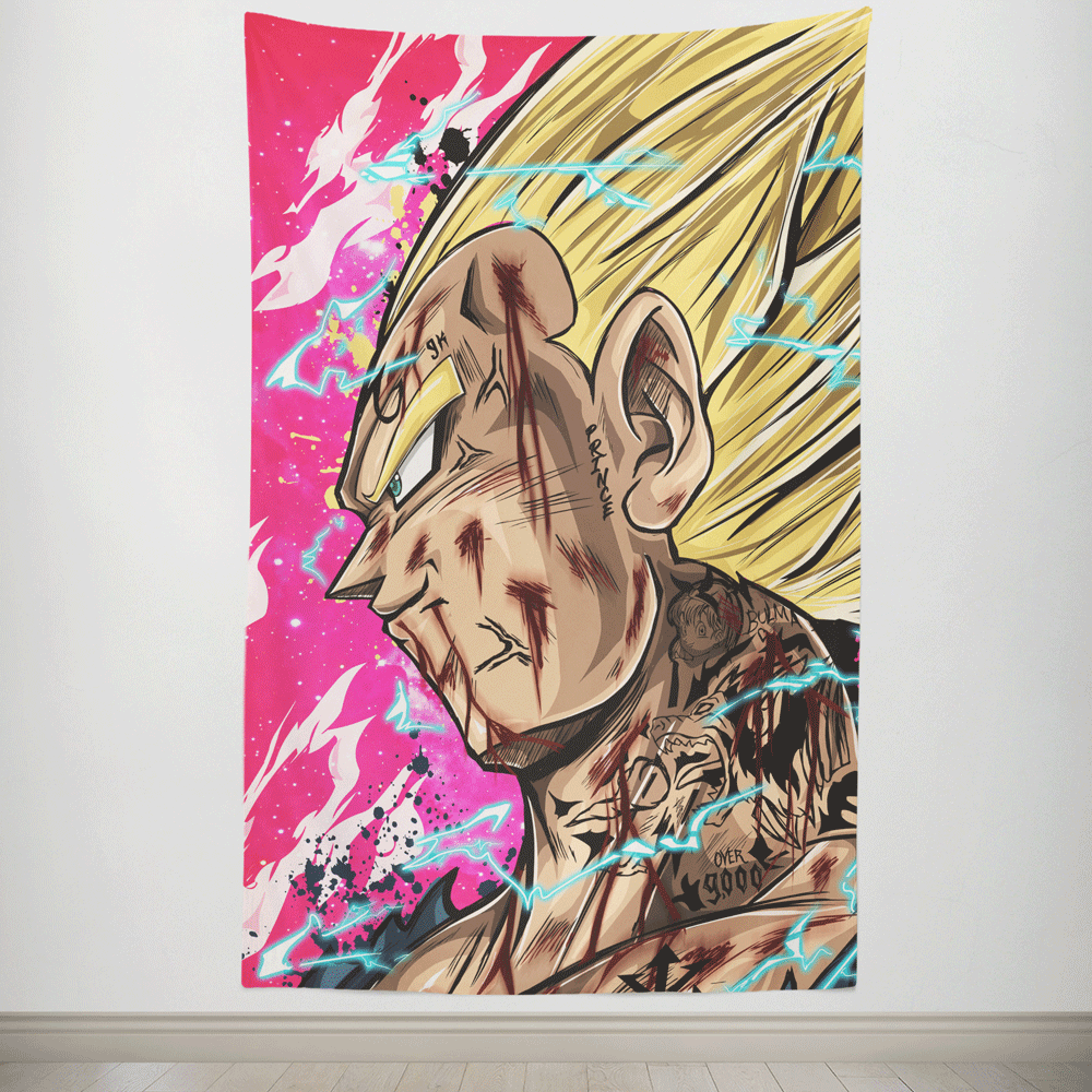 Fanart Stylish Vegeta Tapestry
