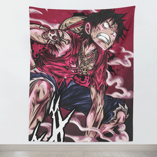 One Piece Luffy Street Sytle Tapestry