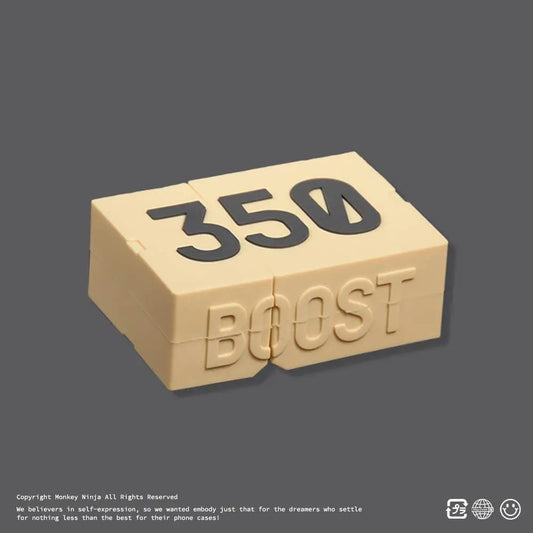350 Boost Shoe Box Airpods Case-Airpods Case-Monkey Ninja-Airpods 1/2-Monkey Ninja