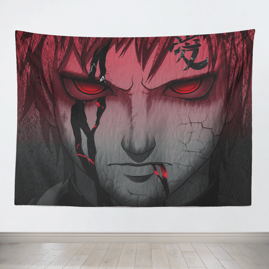 Naruto Anime Character Gaara Tapestry
