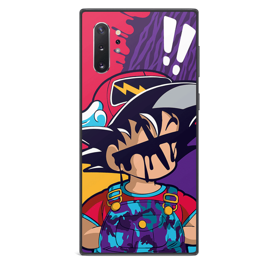 Dragon Ball Fashion Goku Samsung Tempered Glass Phone Case