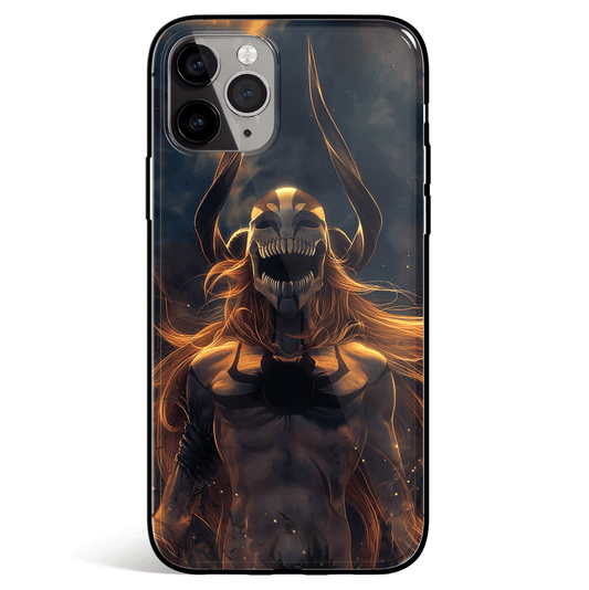 Bleach Vasto Lorde Ichigo Tempered Glass Soft Silicone iPhone Case-Phone Case-Monkey Ninja-iPhone X/XS-Tempered Glass-Monkey Ninja
