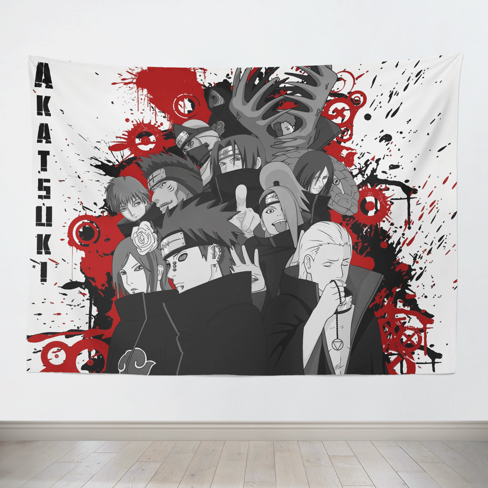 Naruto Akatsuki All Tapestry