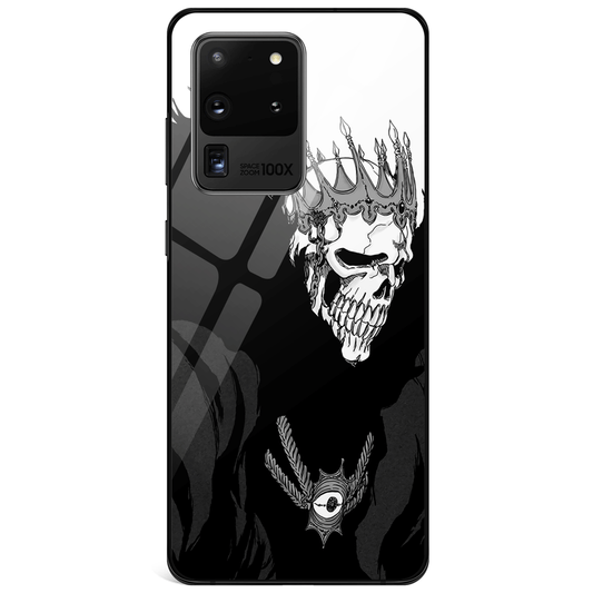 Bleach Baraggan Louisenbairn Tempered Glass Samsung Phone Case-Phone Case-Monkey Ninja-Galaxy S9-Monkey Ninja