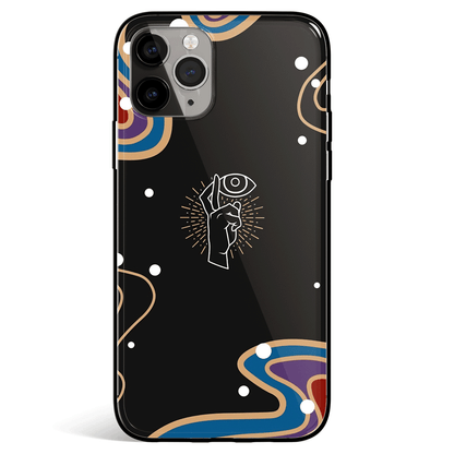 Jujutsu Kaisen Tempered Glass Soft Silicone iPhone Case-Phone Case-Monkey Ninja-iPhone X/XS-Tempered Glass-Monkey Ninja