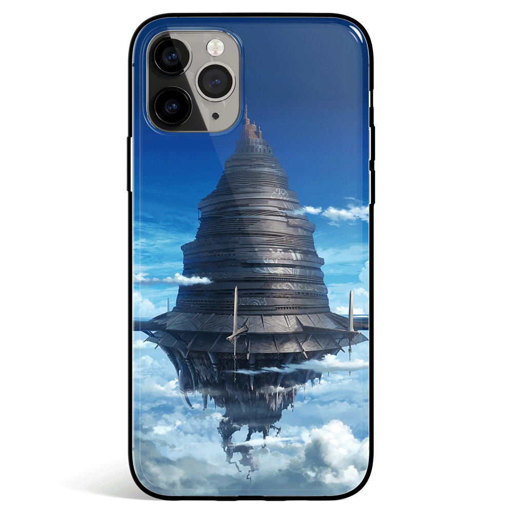 Sword Art Online Aincrad Tempered Glass Soft Silicone iPhone Case