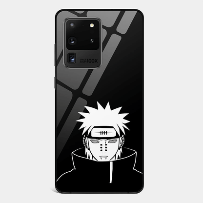 Pain Naruto Akatsuki Anime  Tempered Glass Samsung Phone Case for Samsung