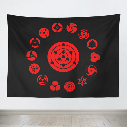 Naruto Dojutsu 15 styles Tapestry