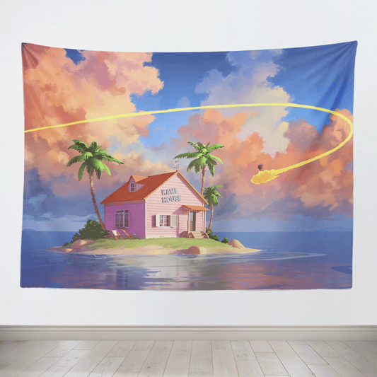 Dragon Ball Kame House Tapestry