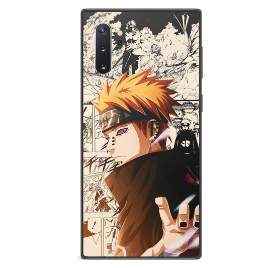 Naruto Pain Akatsuki Tempered Glass Samsung Case-Phone Case-Monkey Ninja-Galaxy S9-Monkey Ninja