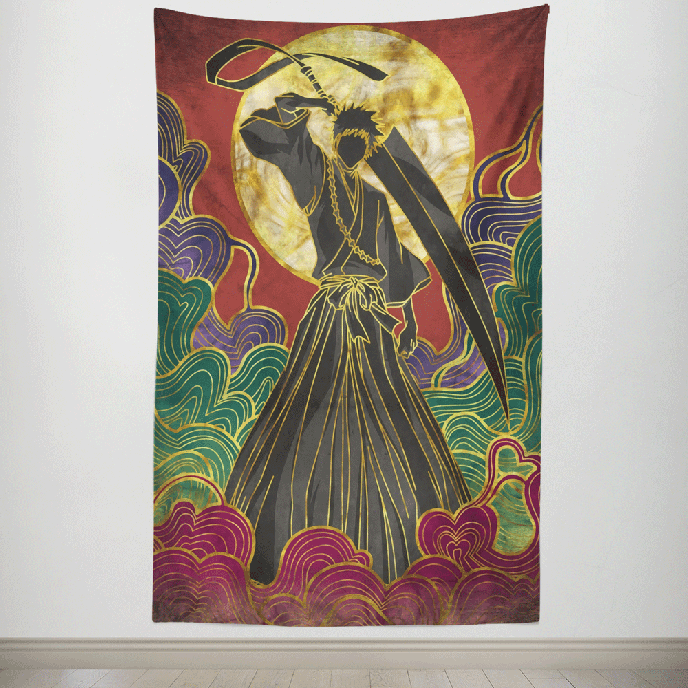 Bleach Colorful Ichigo Tapestry