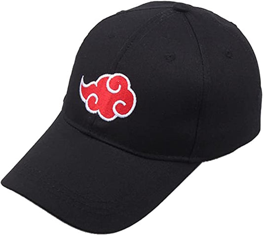 Naruto Akatsuki Clan Embroidered Adjustable Symbol Structured Twill Cap