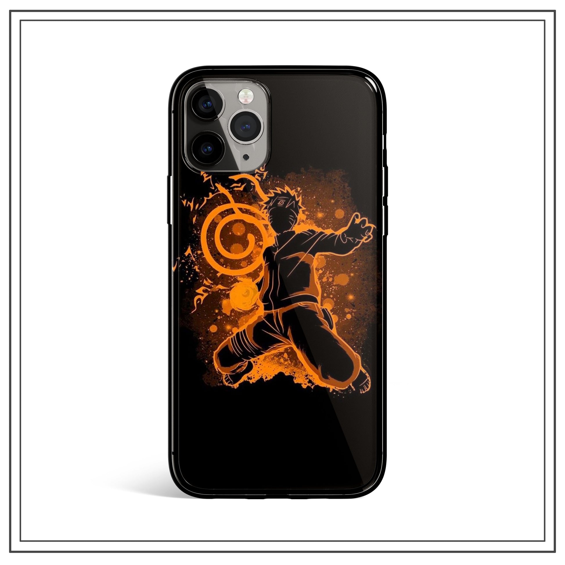 Naruto Sasuke Kakakshi Itachi Color Painted Tempered Phone Case - Monkey Ninja
