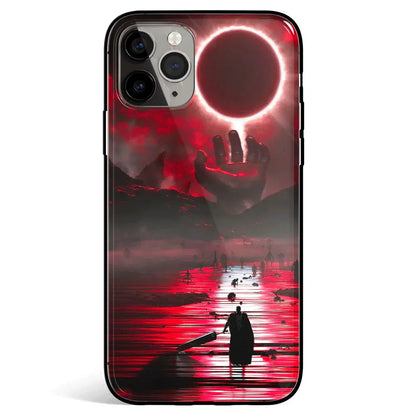 Berserk The Eclipse Red Hand Tempered Glass Soft Silicone iPhone Case