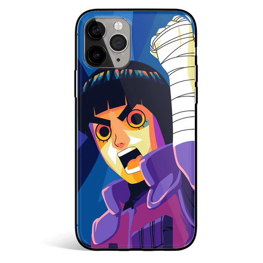 Naruto Colorful Rock Lee Come On Tempered Glass Soft Silicone iPhone Case-Phone Case-Monkey Ninja-iPhone X/XS-Tempered Glass-Monkey Ninja
