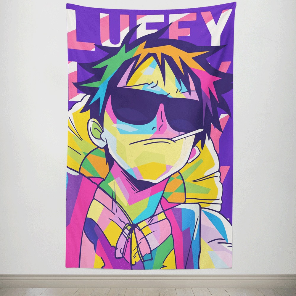 One Piece Arrogant Luffy Tapestry