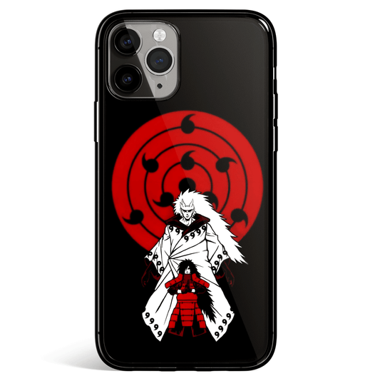 Naruto Madara Sage of the Six Paths Tempered Glass Soft Silicone iPhone Case