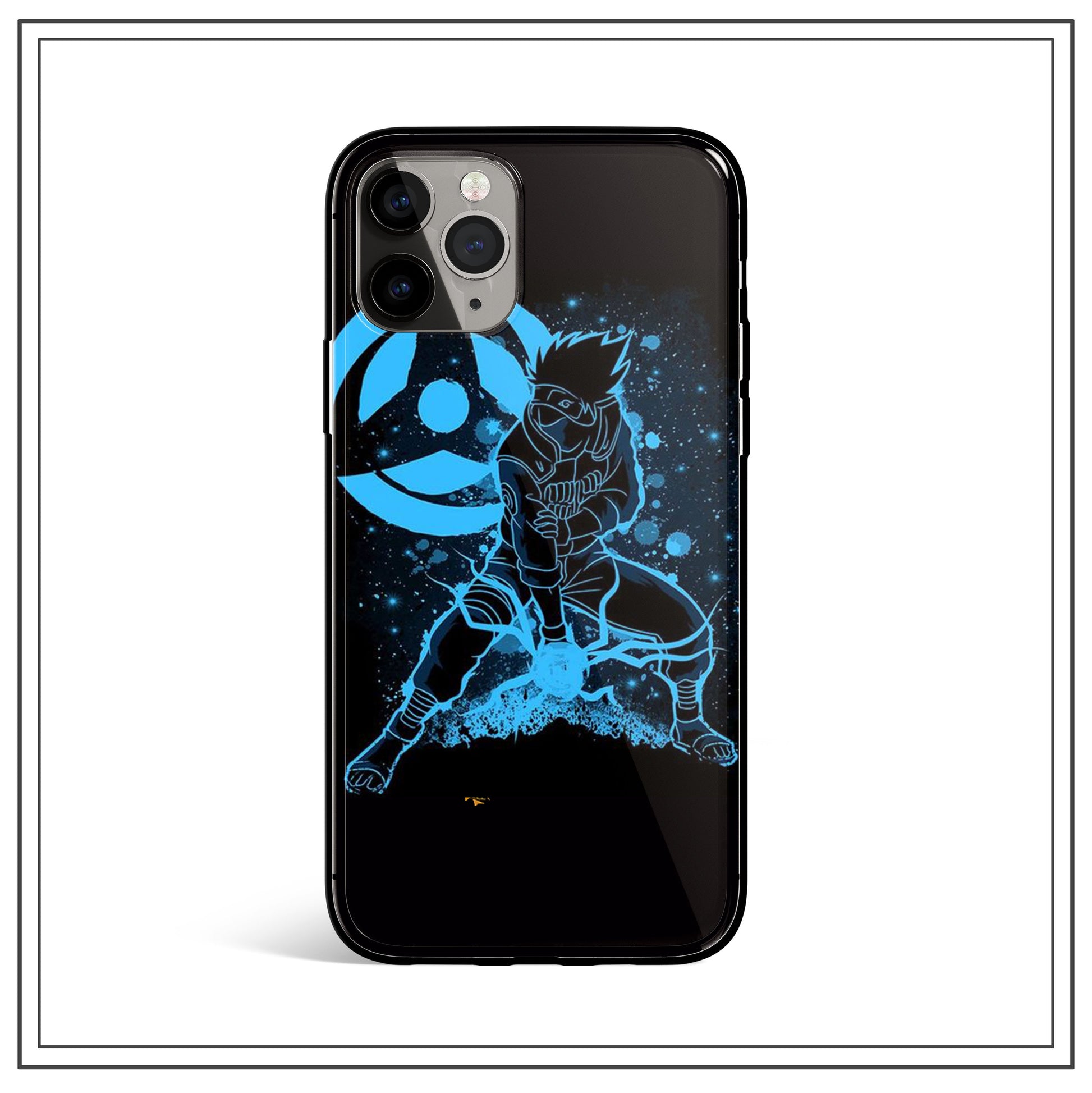 Naruto Sasuke Kakakshi Itachi Color Painted Tempered Phone Case - Monkey Ninja