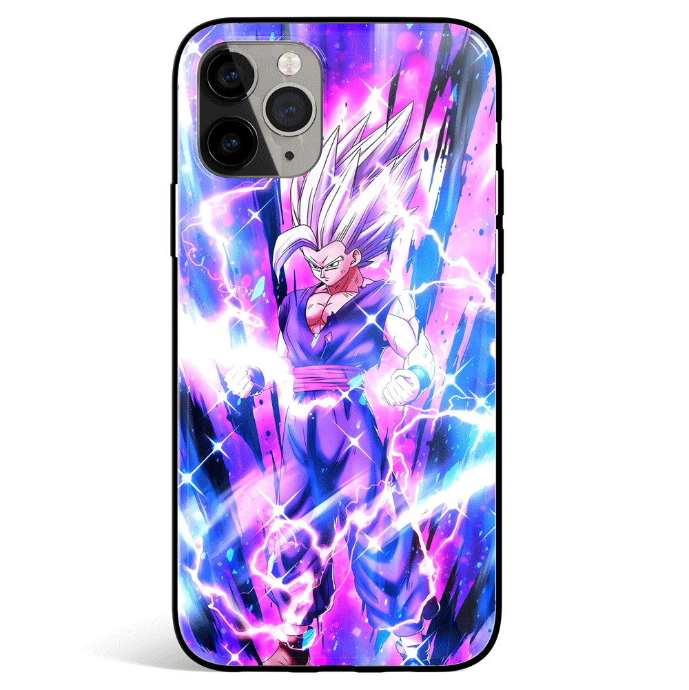 Dragon Ball Gohan Beast Tempered Glass Soft Silicone iPhone Case