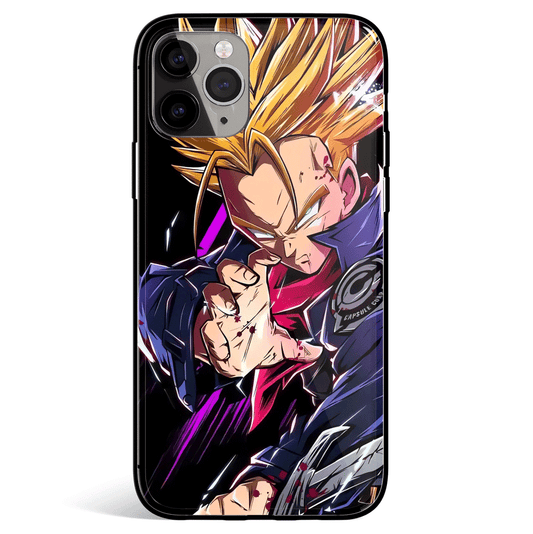 Dragon Ball Street Style Trunks Tempered Glass Soft Silicone iPhone Case-Phone Case-Monkey Ninja-iPhone X/XS-Tempered Glass-Monkey Ninja