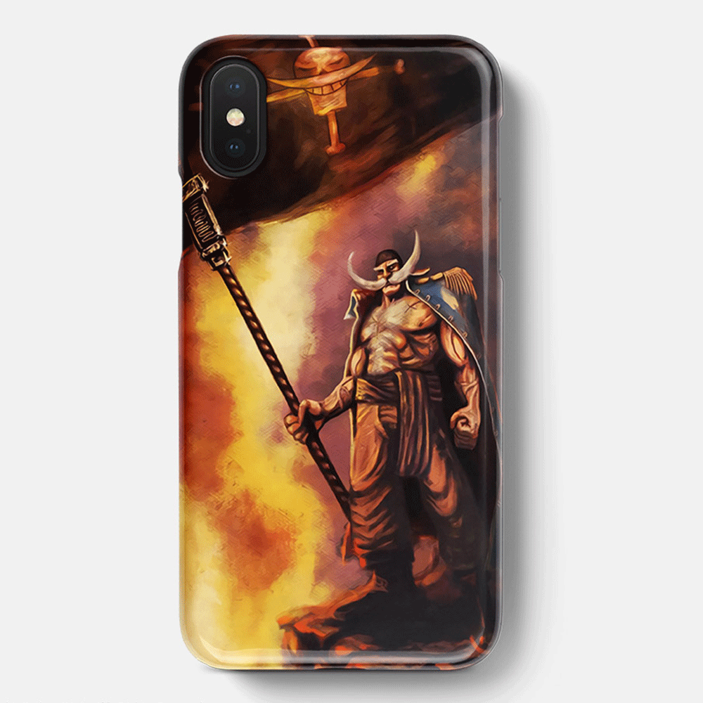One Piece White Beard Edward Newgate Soft Silicone Phone Case-Phone Case-Monkey Ninja-iPhone XR-Monkey Ninja