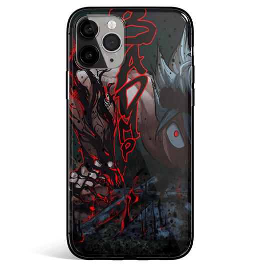 Black Clover Leaks and Spoilers Thread Tempered Glass Soft Silicone iPhone Case-Phone Case-Monkey Ninja-iPhone X/XS-Tempered Glass-Monkey Ninja