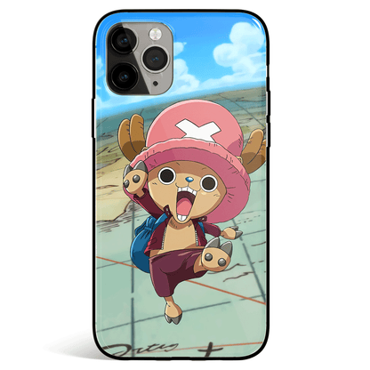 One Piece Chopper Original Form Tempered Glass Soft Silicone iPhone Case-Phone Case-Monkey Ninja-iPhone X/XS-Tempered Glass-Monkey Ninja